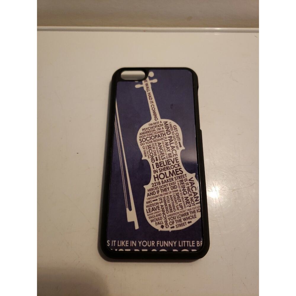 Sherlock Holmes Violin Case For iPhone 5c used ***E***